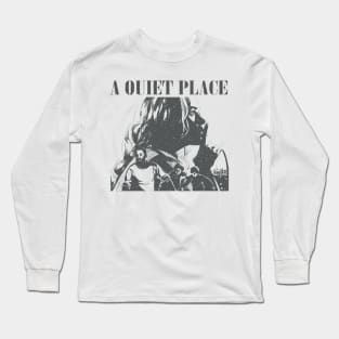 Retro Movie - A Quiet Place Long Sleeve T-Shirt